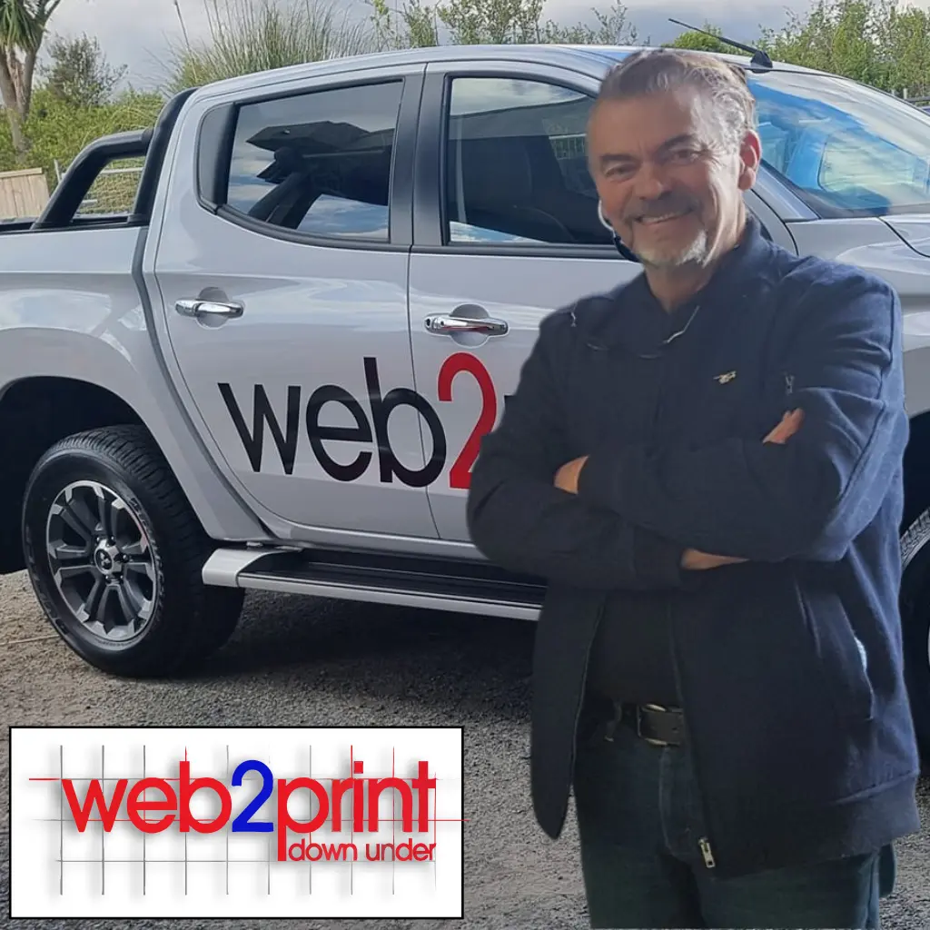 Tim Beere of Web2Print Signs & Printing in a professional business profile portrait.